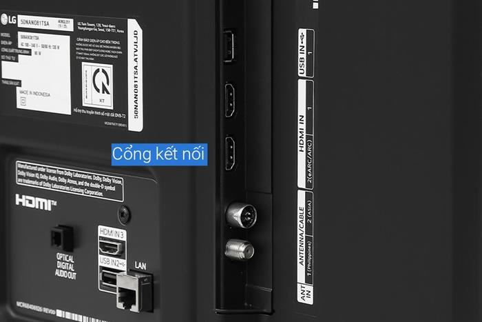 Smart Tivi NanoCell LG 4K 50 Inch 50NANO81TSA